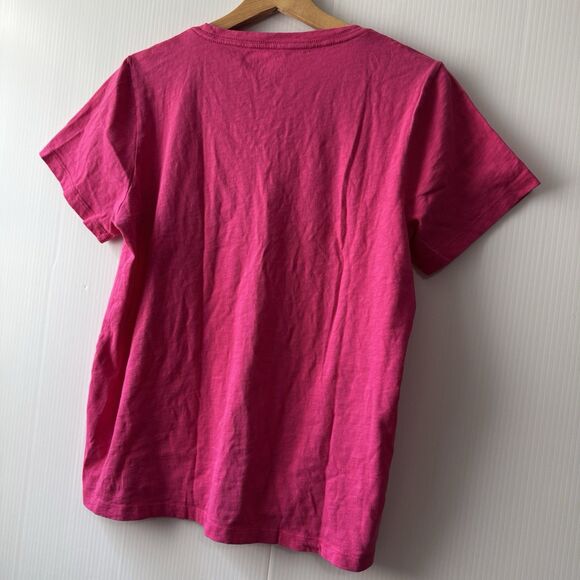 J. Crew Factory Women's "Flamingo w Pineapple" Collector's T Shirt Pink Sz L - Picture 12 of 12